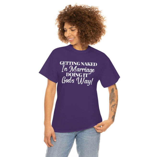 GNIM Doing It God's Way | Women's Unisex Heavy Cotton Tee - Image 39