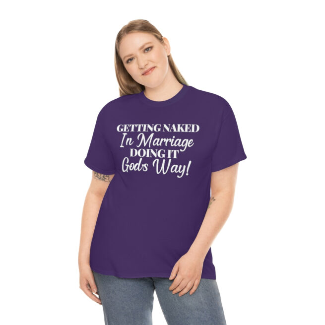 GNIM Doing It God's Way | Women's Unisex Heavy Cotton Tee - Image 40