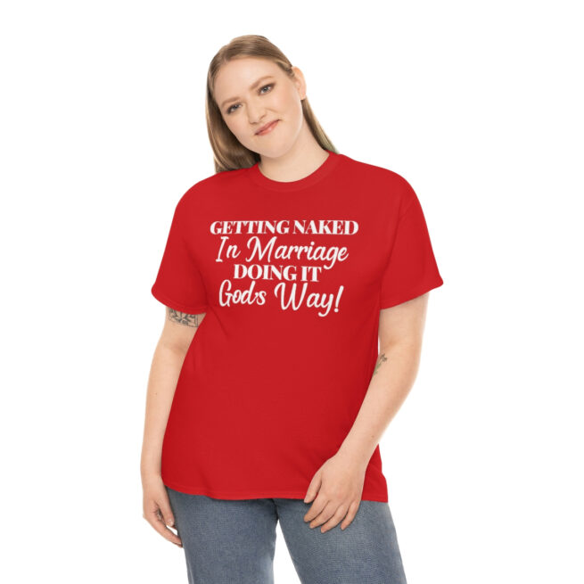 GNIM Doing It God's Way | Women's Unisex Heavy Cotton Tee - Image 49