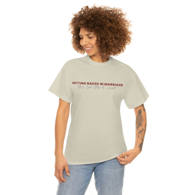 GNIM He's Got Me Covered | Women's Unisex Heavy Cotton Tee - Image 21