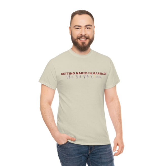 GNIM He's Got Me Covered | Women's Unisex Heavy Cotton Tee - Image 23