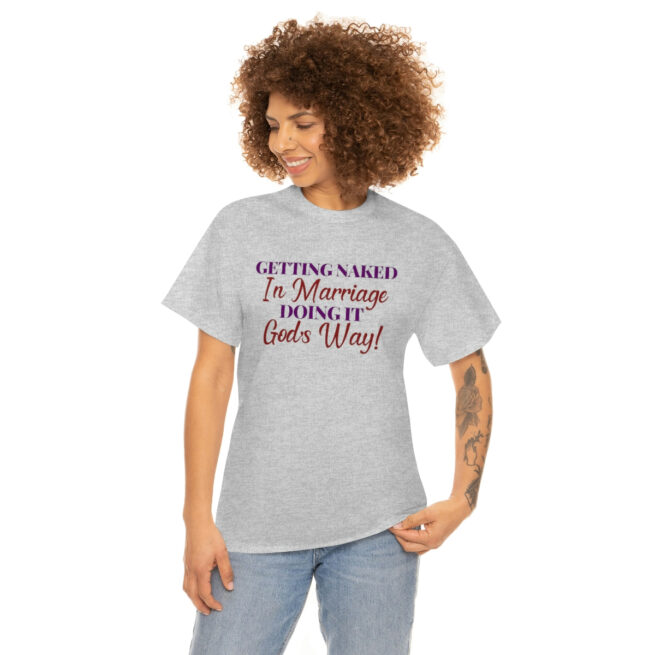 GNIM Doing It God's Way | Women's Unisex Heavy Cotton Tee - Image 30