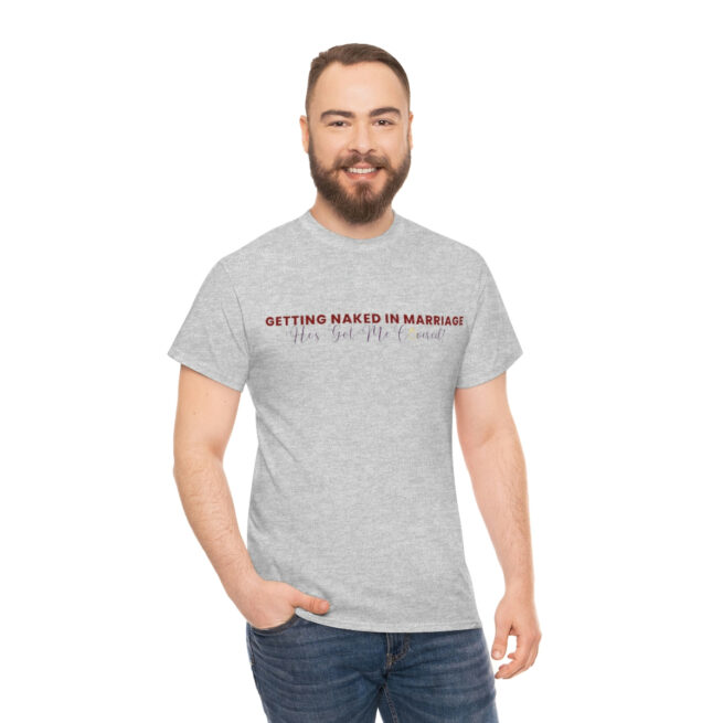 GNIM He's Got Me Covered | Women's Unisex Heavy Cotton Tee - Image 32