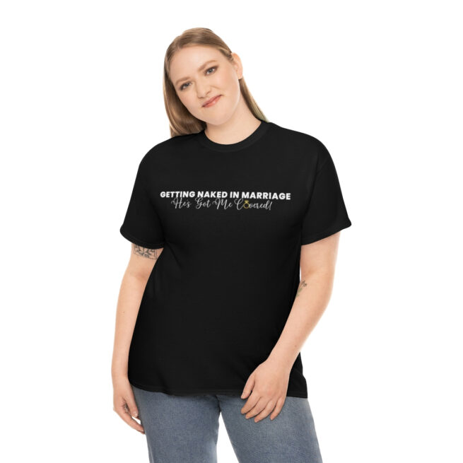 GNIM He's Got Me Covered | Women's Unisex Heavy Cotton Tee - Image 13