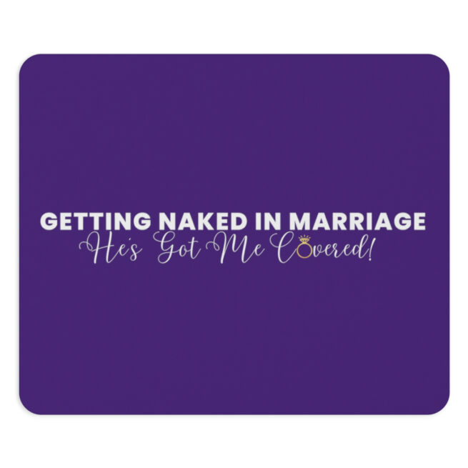 GNIM He's Got Me Covered | Purple Mouse Pad - Image 2