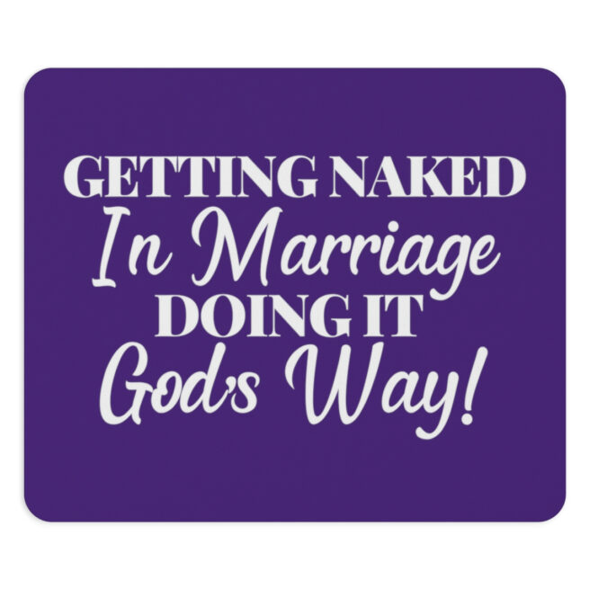 GNIM Doing It God's Way | Purple Mouse Pad - Image 2