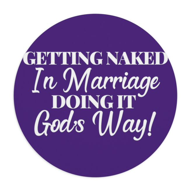 GNIM Doing It God's Way | Purple Mouse Pad - Image 6