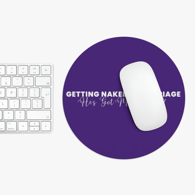 GNIM He's Got Me Covered | Purple Mouse Pad - Image 8